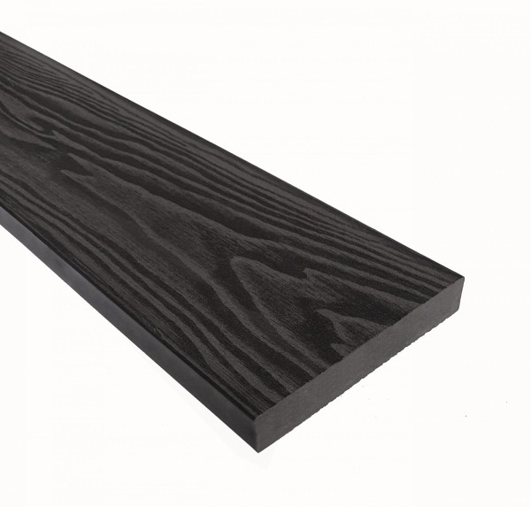 Террасная доска из ДПК Terrapol Смарт 3D Полнотелая без паза Черное дерево купить в Жердевке