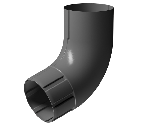 Колено 72° D90 Döcke STAL PREMIUM Графит, (RAL 7024) купить в Жердевке