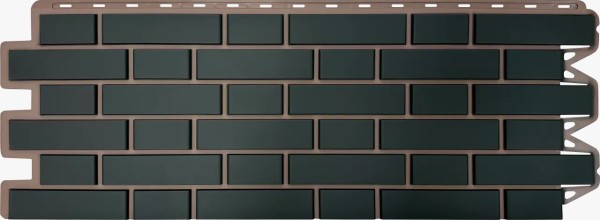 Фасадная панель Альта-Профиль, Кирпич Клинкерный, Графит купить в Жердевке