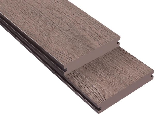 Террасная доска ДПК Outdoor 3D полнотелая NEVADA/CALIFORNIA BROWN коричневая микс купить в Жердевке
