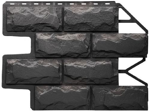 Фасадная панель FineBer Блок, Темно-серый купить в Жердевке