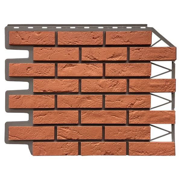 Фасадная панель FineBer, Кирпич Баварский, Терракотовый купить в Жердевке