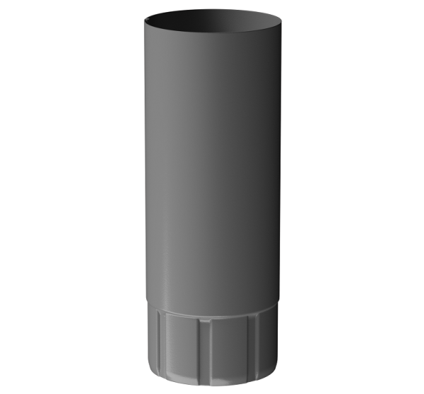 Труба водосточная 3 м D90 Döcke STAL PREMIUM Графит, (RAL 7024) купить в Жердевке