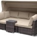 Диван-Трансформер AFINA плетеный из иск. ротанга AFM-320B Brown купить в Жердевке