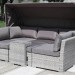 Диван-Трансформер AFINA плетеный из иск. ротанга AFM-320G Grey купить в Жердевке