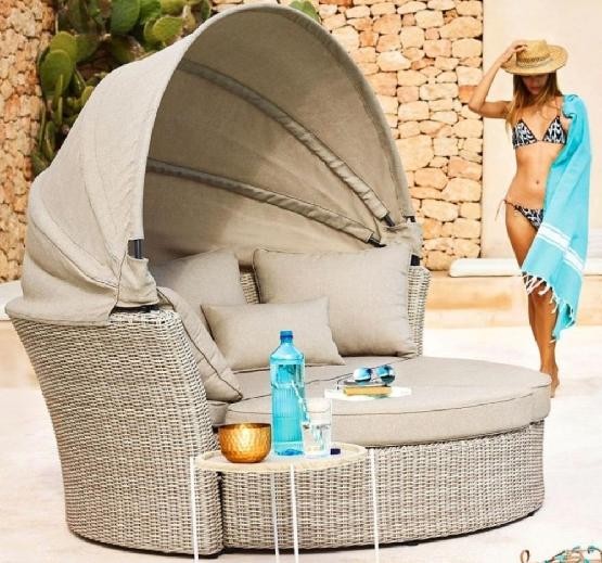 Диван-Трансформер AFINA плетеный из иск. ротанга AFM-325 Beige купить в Жердевке