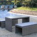 Диван-Трансформер AFINA плетеный из иск. ротанга S330G-W78 Grey купить в Жердевке