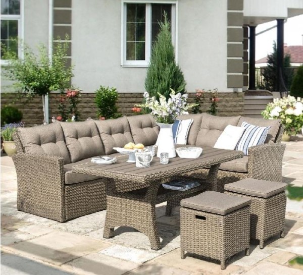 Комплект мебели AFINA плетеной из иск. ротанга AFM-307B Beige купить в Жердевке