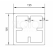 Столб SEQUOIA Evolution 3D WOOD GRAY купить в Жердевке