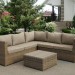 Комплект мебели AFINA плетеной из иск. ротанга YR825B Beige купить в Жердевке