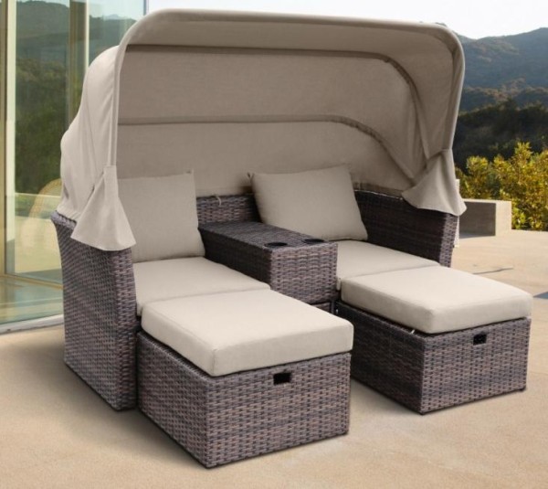 Комплект мебели AFINA плетеной из иск. ротанга AFM-330B Brown купить в Жердевке