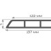 Доска Ромбус 3D ДПК Outdoor STORM GREY серая микс купить в Жердевке