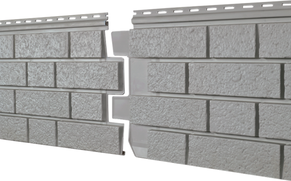 Фасадная панель Ю-пласт Стоун Хаус S-Lock Клинкер Нордик дым купить в Жердевке