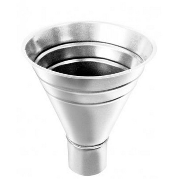 Водосток Grand Line 125x90 – Воронка водосборная RAL 9003 купить в Жердевке