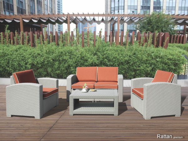 Уличные диваны и кресла коллекции Rattan Premium 4 купить в Жердевке
