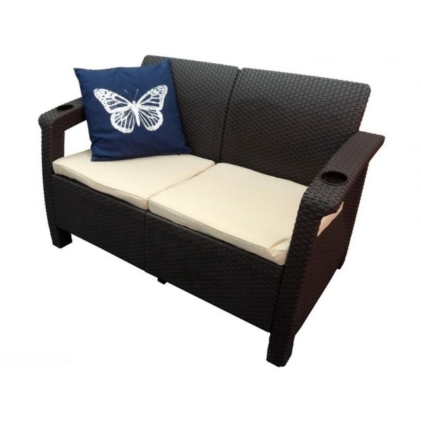 Двухместный диван Yalta Sofa Seаt венге купить в Жердевке