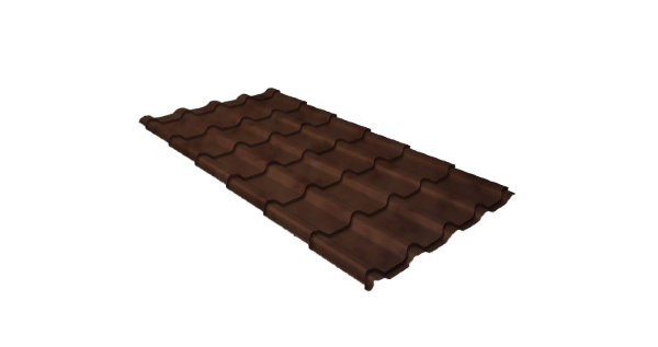 Металлочерепица камея 0,45 Safari Twincolor Brown купить в Жердевке