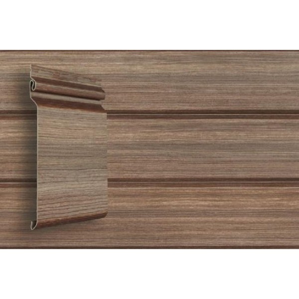 Виниловый сайдинг Grand Line Natural-Брус Tundra - Кедр купить в Жердевке