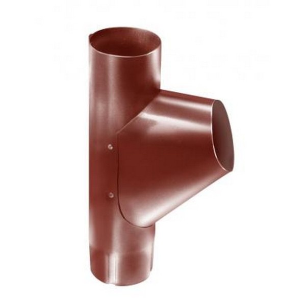 Водосток Grand Line 125x90 – Тройник RAL 8004 купить в Жердевке