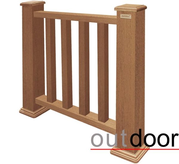 Ограждение из ДПК Outdoor Классик 3D STORM дуб купить в Жердевке