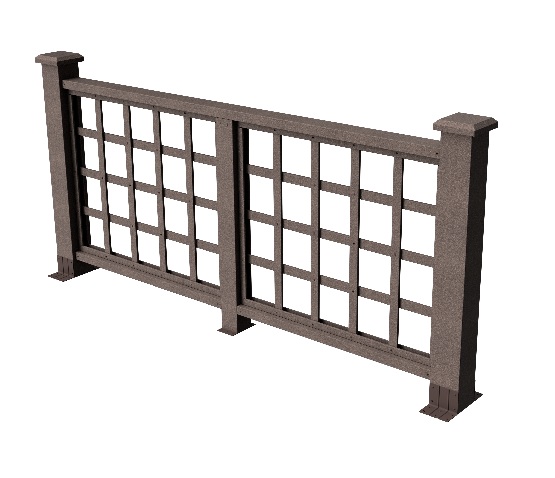 Ограждения декоративное ДПК GRINDERDECO Дувр венге купить в Жердевке