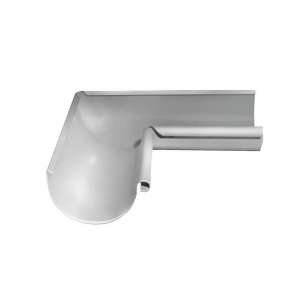 Водосток Grand Line 125x90 – Угол внутренний 90° RAL 9003 купить в Жердевке