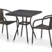 Комплект плетеной мебели AFINA из иск. ротанга T282BNT/Y137C-W53 Brown 2Pcs купить в Жердевке