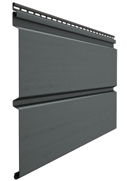 Виниловый сайдинг docke (дёке) - профиль D6S графит купить в Жердевке