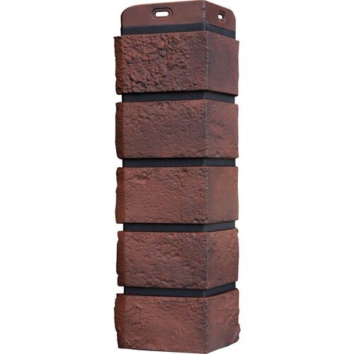 Угол Grand Line состаренный кирпич Элит кофе (жжёный), ШОВ черный купить в Жердевке