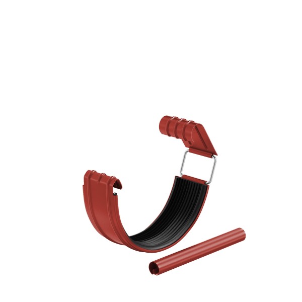 Водосток Aquasistem, система 150x100 - Соединитель желоба в комплекте RR 29 Бургундский купить в Жердевке