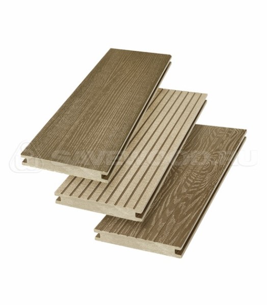 Террасная доска SW Fraxinus (R) полнотелая «SaveWood» Тик купить в Жердевке