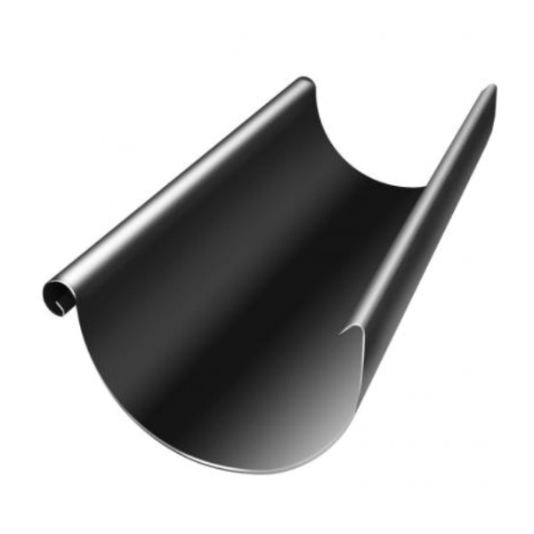 Водосток Grand Line 125x90 – Желоб 3м RAL 9005 купить в Жердевке