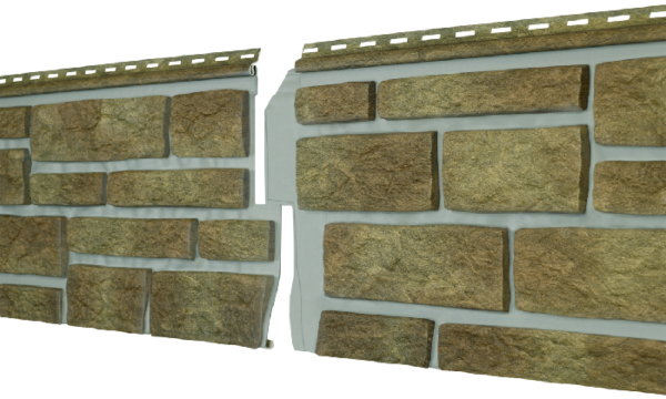 Фасадная панель Ю-пласт Стоун Хаус S-Lock Таганай вулканический купить в Жердевке