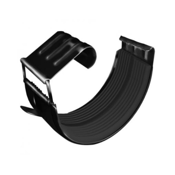 Водосток Grand Line 125x90 – Соединитель желоба RAL 9005 купить в Жердевке