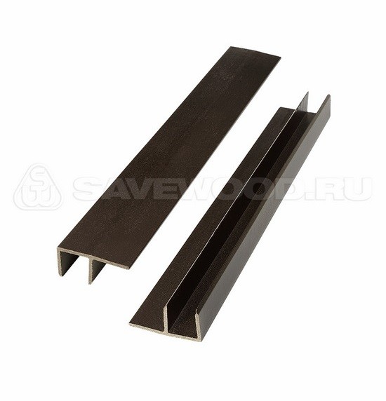 F-профиль ДПК Savewood – Тёмно-коричневый купить в Жердевке