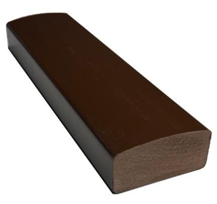 Лавочный брус Ecodecking Некст полнотелый глянцевый 70х35 шоколад купить в Жердевке