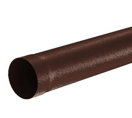 Водосток Aquasistem, Система 150/100 - Труба водосточная 1.00м RAL 8017 Коричневый matt купить в Жердевке