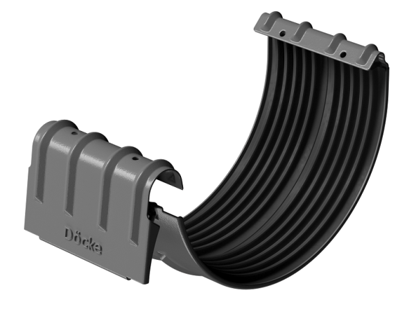 Соединитель желобов D125 Döcke STAL PREMIUM Графит, (RAL 7024) купить в Жердевке