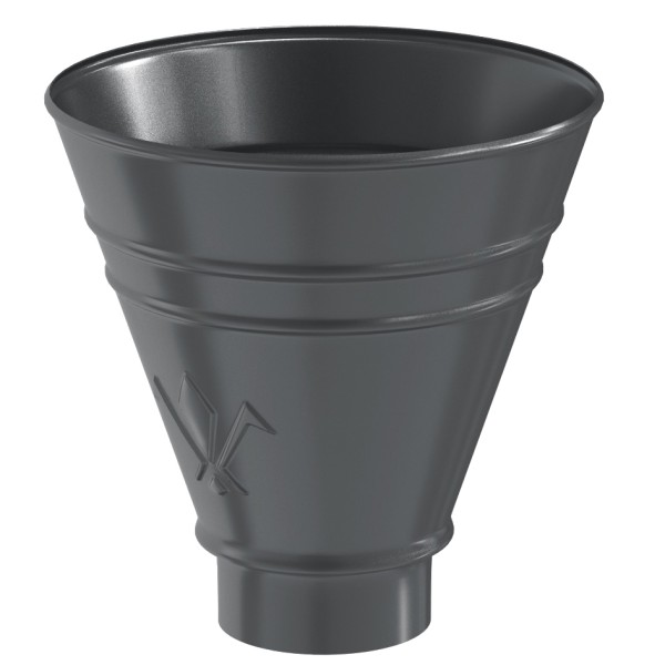 Водосток Aquasistem, система 125x90 - Воронка водосборная круглая RR 23 Маренго купить в Жердевке