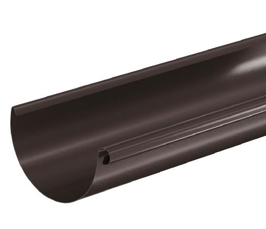 Водосток Aquasistem, система 125x90 - Водосточный желоб 3.00м RR 32 Тёмно Коричневый купить в Жердевке