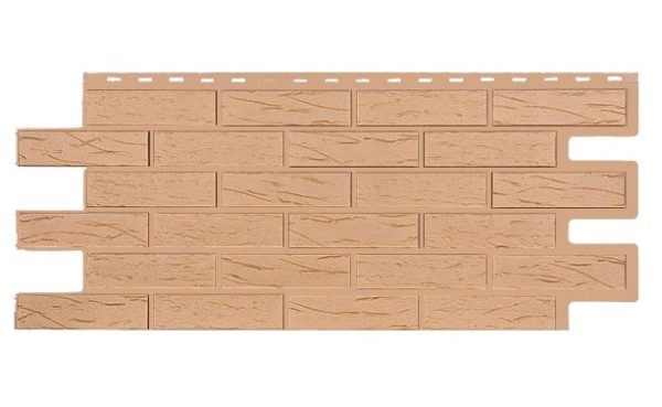 Фасадная панель T-Siding Кирпич Саман Эко Крем купить в Жердевке