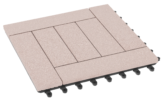 Модульный паркет ДПК GRINDERDECO Комфорт 6 Выбеленный дуб купить в Жердевке